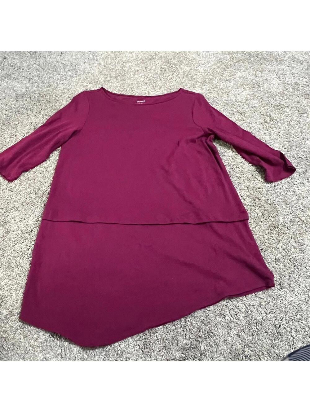J. Jill Women's Plum Tunic Top size Small NWOT